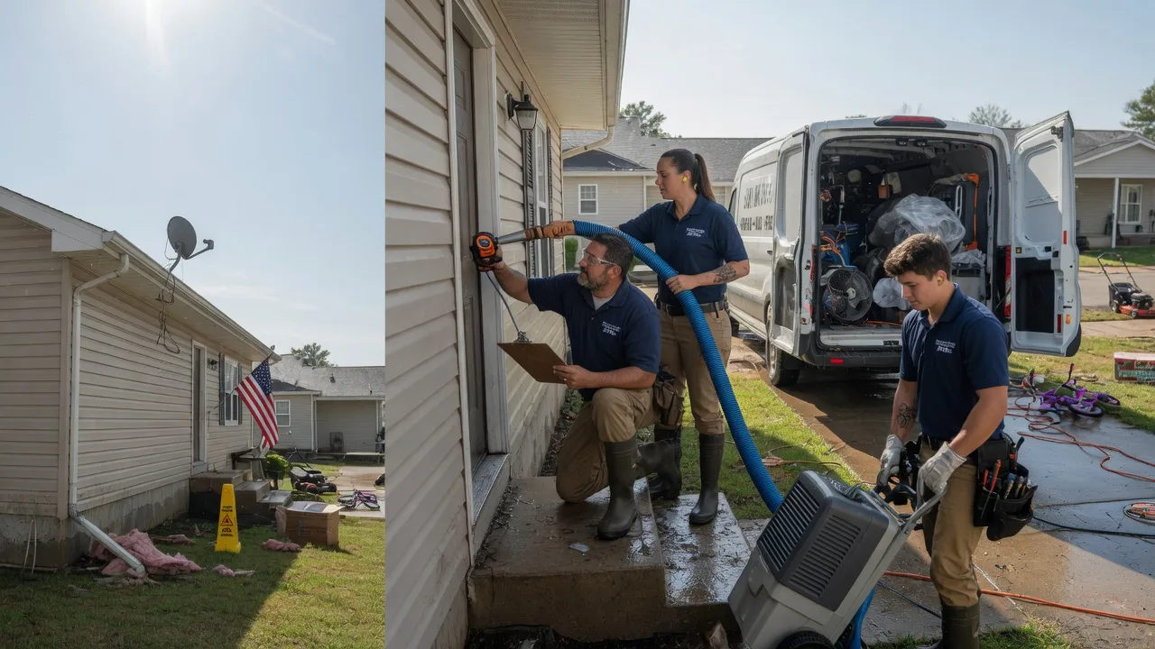 Ceiling Water Damage Restoration in Mangum, OK near me